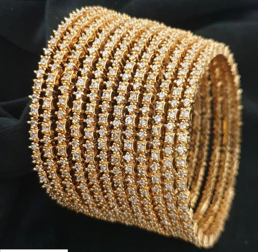 AD 12 Bangles Set | Traditional Indian Jewelry