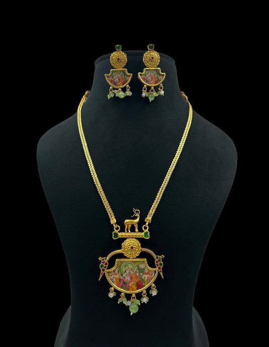 Fusion necklace | Temple necklace