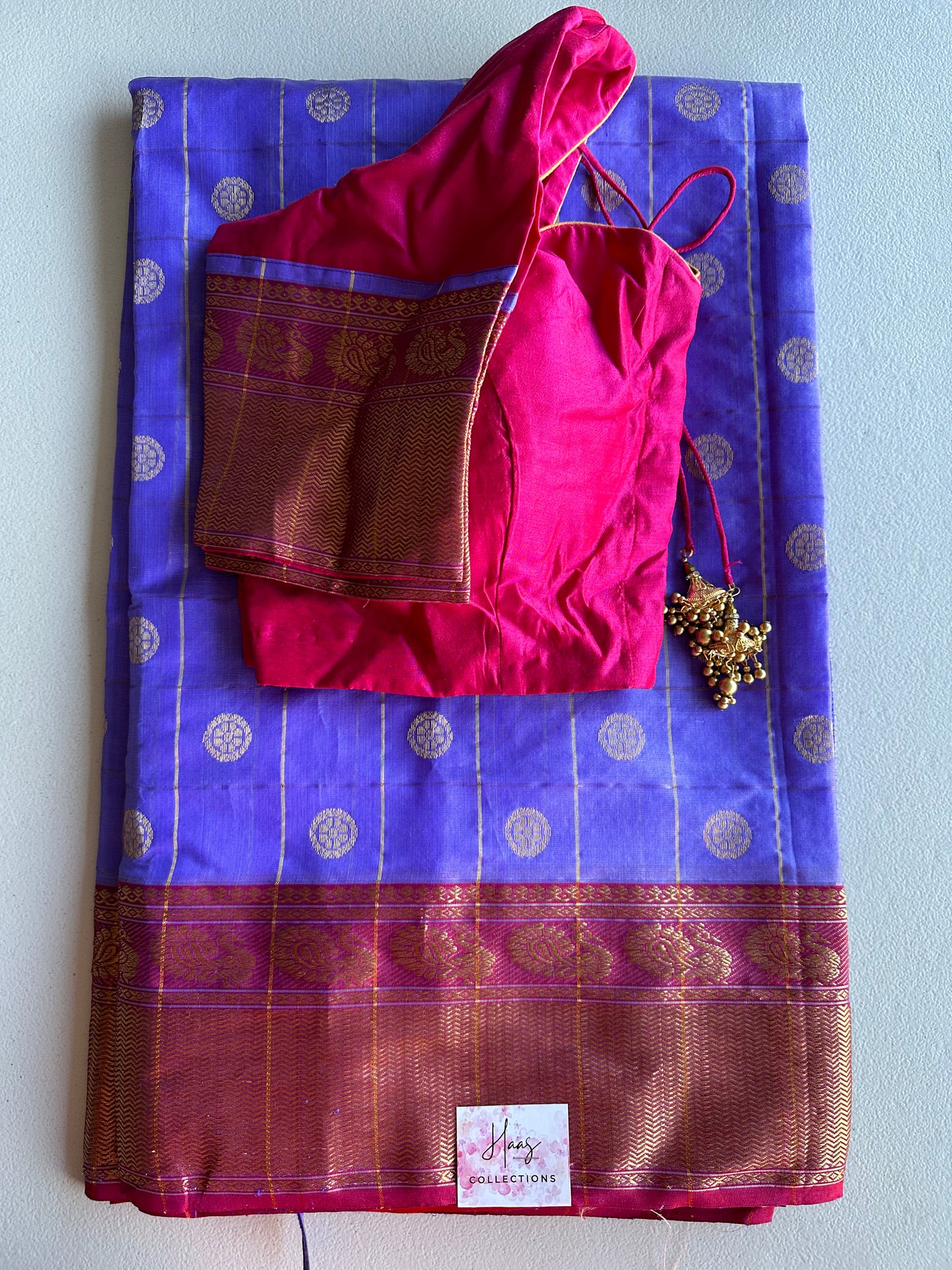 Handloom Chanderi pattu saree | Pattu saree with blouse