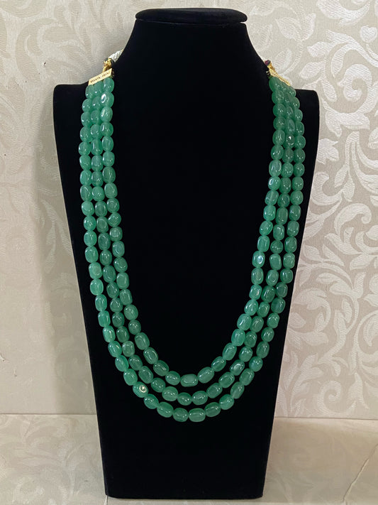 Gem grade onyx beads necklace | Indian jewelry in USA
