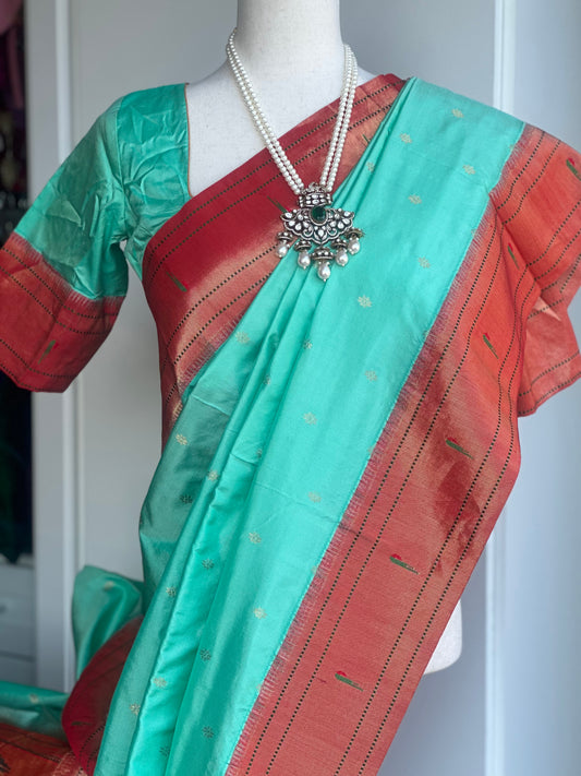 Pure paithani pattu saree | Sarees in USA | Muniya border saree