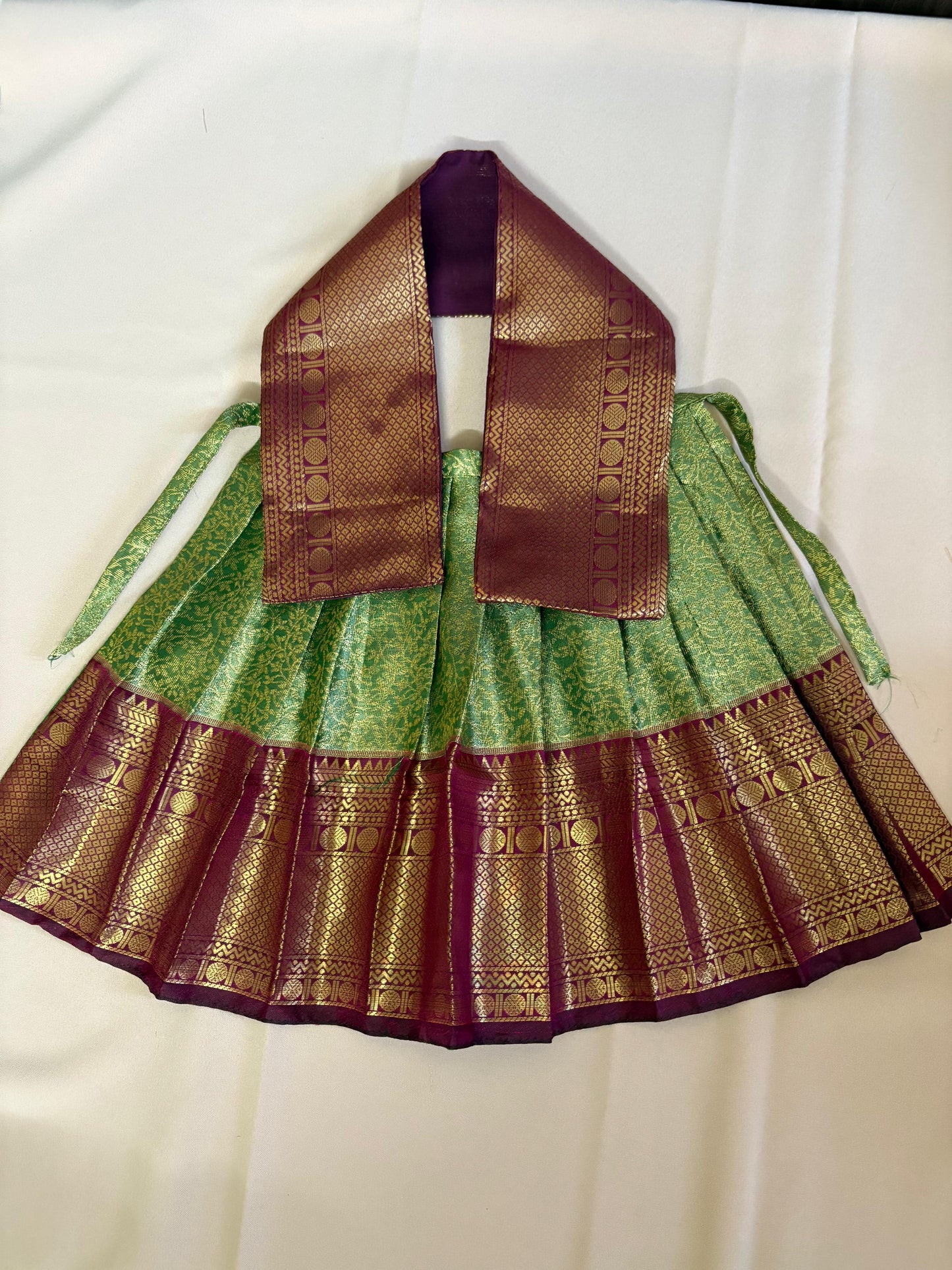 Goddess Dress | Sravana Lakshmi kalasam Dress | Traditional medium Ammavari Dress