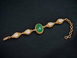 Moissanite Kundan Bracelet | Indian Jewelry InUSA | Gift Idea