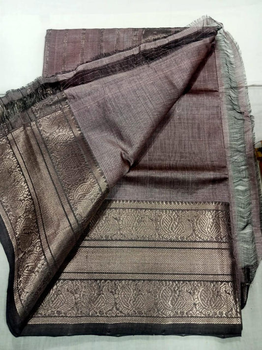 Big kanchi Border Mangalagiri Saree | Indian Handloom Sarees In USA