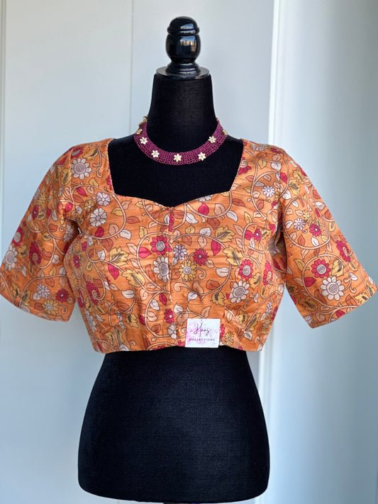 Kalamkari printed blouse | Saree blouses in USA