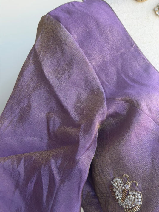 Tissue Embroidery Blouse | Saree Blouses in USA