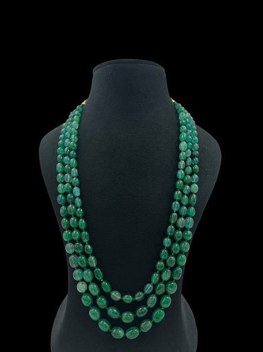 Gem grade onyx beads necklace