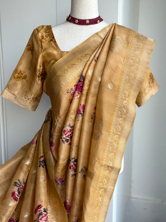 Munga silk saree | Simple Partywear saree| Sarees in USA