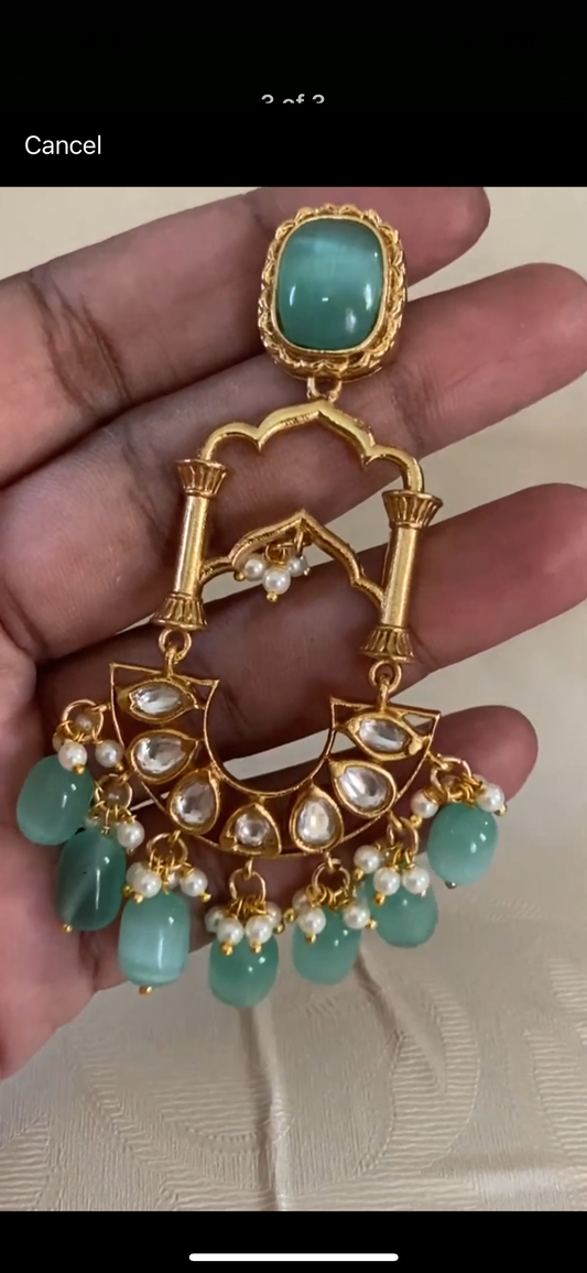 Monalisa earrings | Indian jewellery