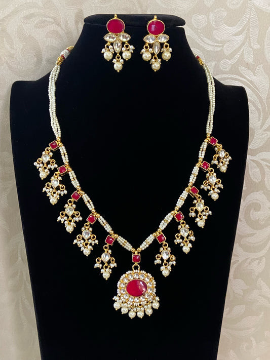 Ahamadabadi kundan necklace