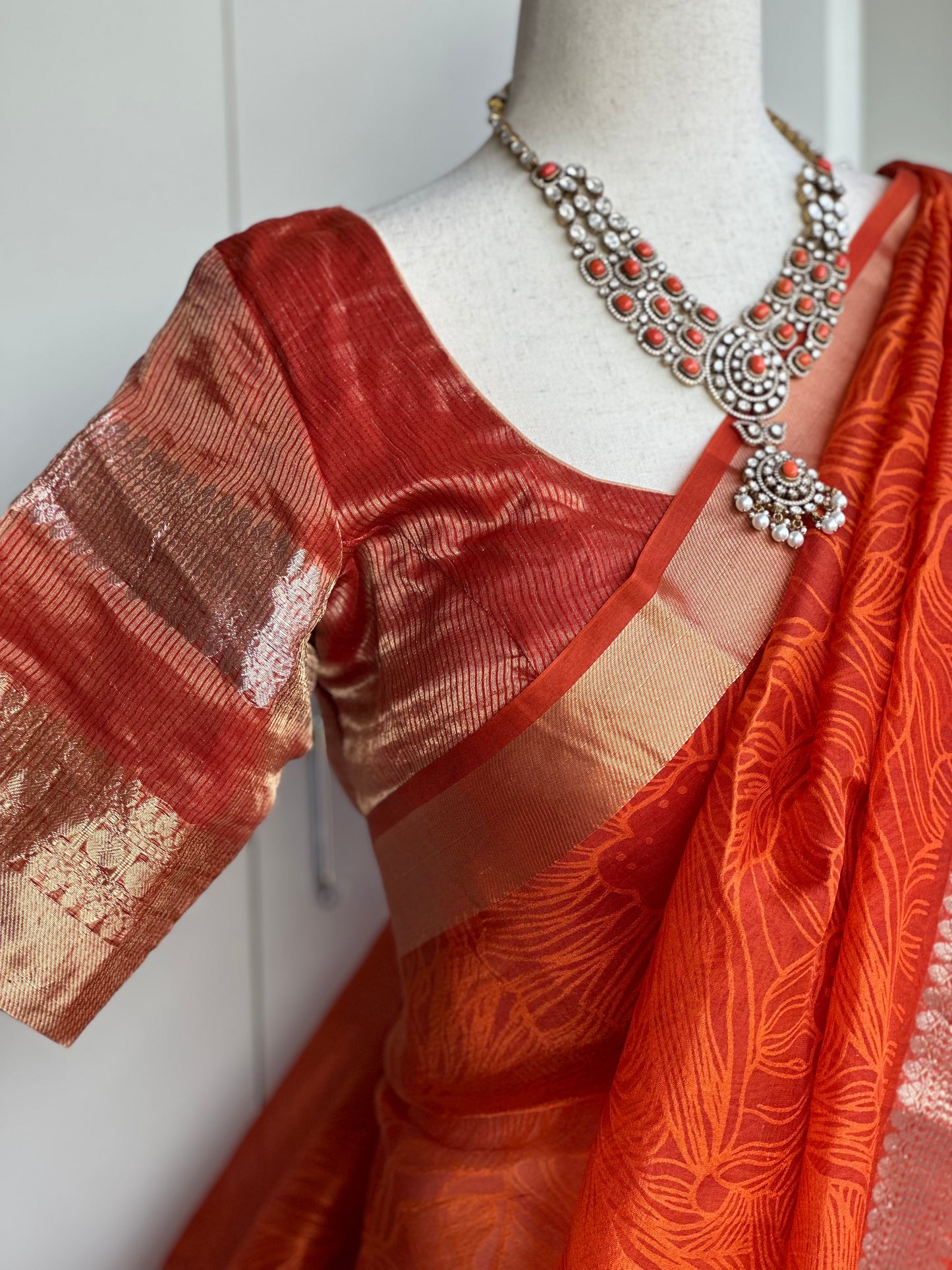 Pure organza saree | Party wear saree | Sarees in USA | Ready to wear saree | Saree with blouse