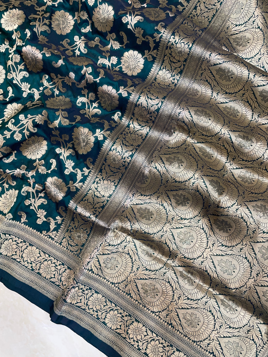 Pure Banaras Jaal Saree | Traditional Indian Sarres In USA | Silk Mark Certified Saree