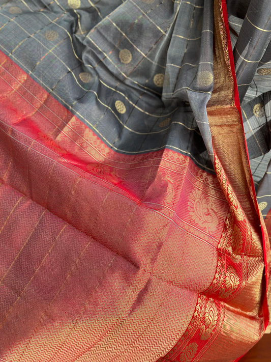 Handloom Chanderi pattu saree | Pattu saree with blouse