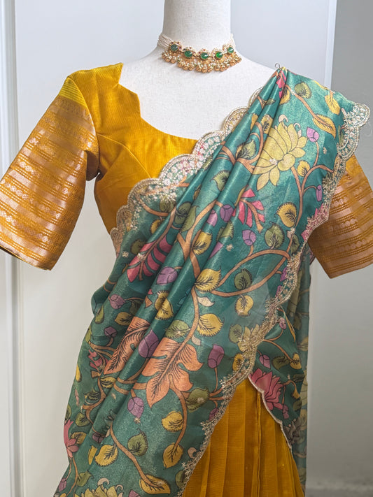 Teens Managalgiri Lehanga set | Langa Voni | Girls Ethnic Wear