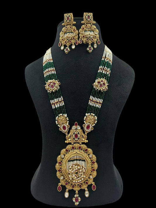 Long traditional necklace | Antique pendant necklace