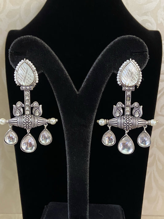 Moissanite earrings | designer earrings