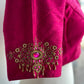 Pure Rawsilk embroidery blouse | Saree blouses in USA