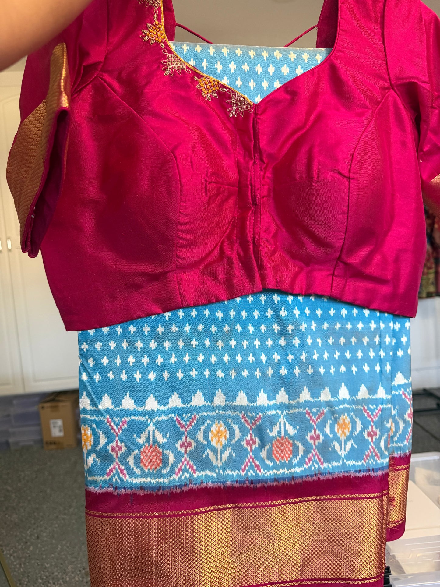 Ikkat Handloom Sarees | Traditional Indian Saree | Light Weight Saree