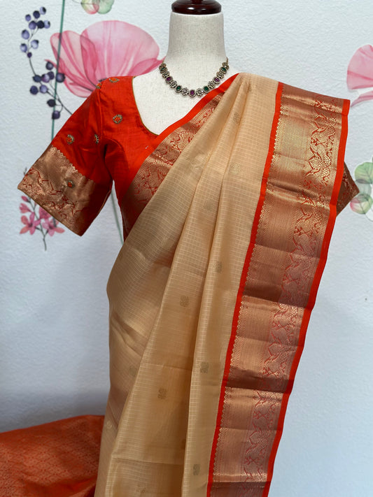 Kanjivaram silk saree | pattu saree | Partywear saree