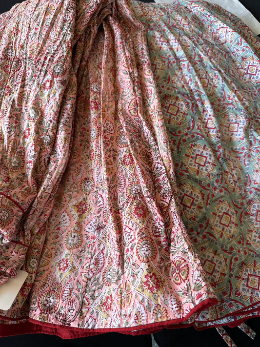 48 Kalis long cotton skirt | block print cotton skirt
