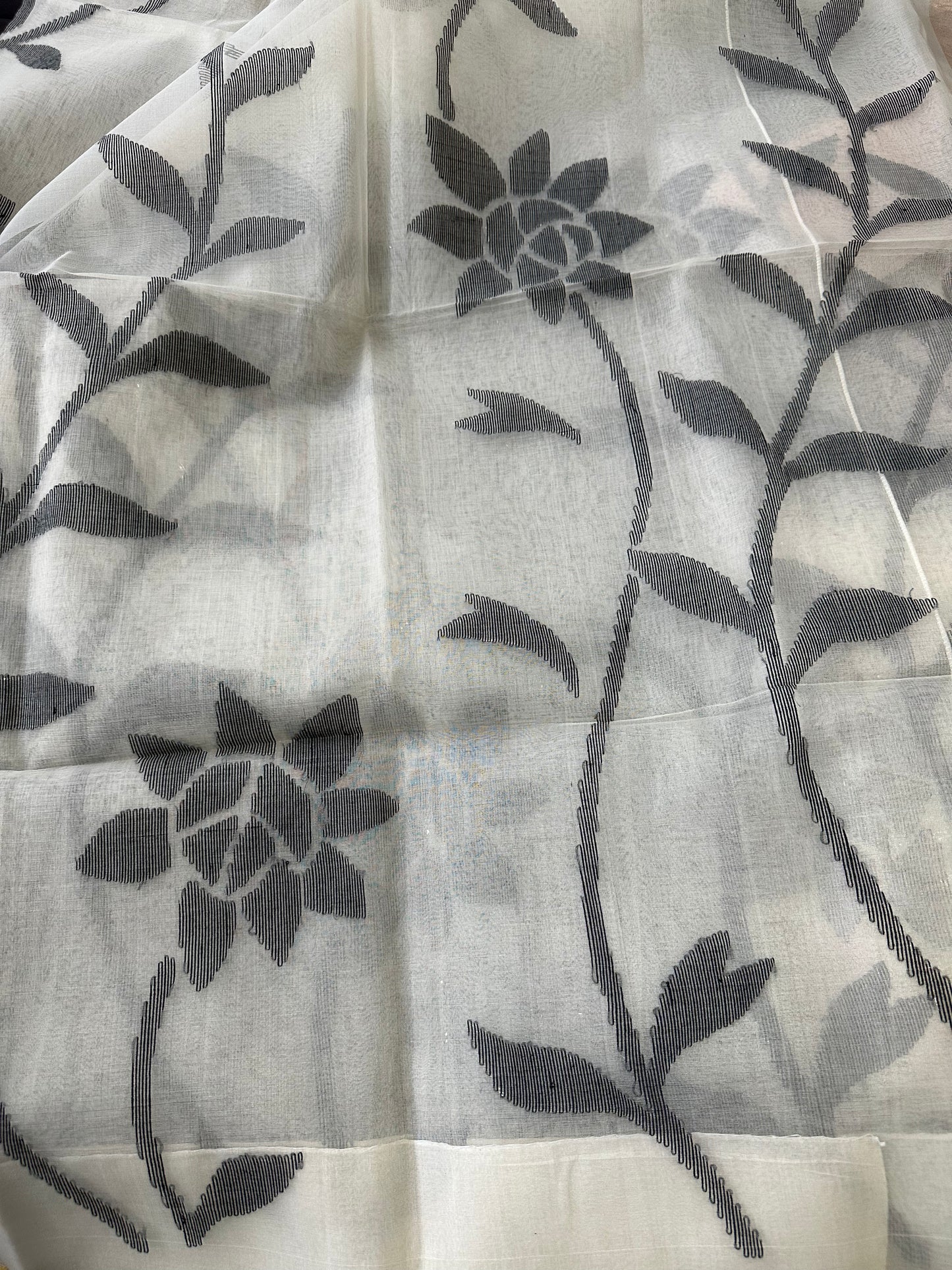 Muslin Jamdani All Over Saree | Indian Saree In USA | Gift Saree