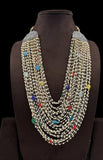 Pearl & Navratttan Beads Multi Layer Necklace | Indian Necklace In USA
