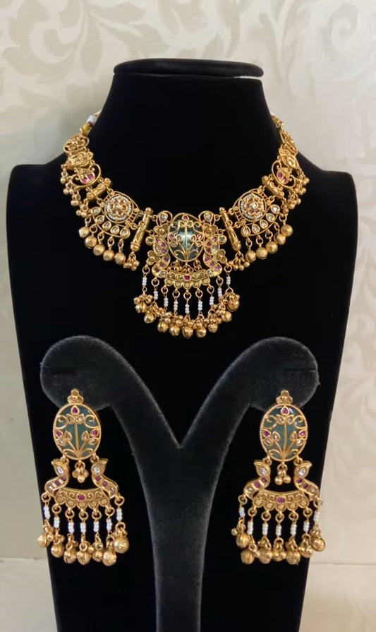 Light weight Antique  Necklace | Indian Jewelry In USA
