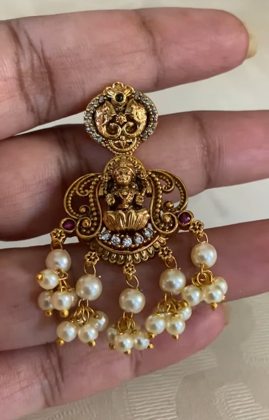 Antique Navratan Necklace | Traditional Temple Necklace | Gift idea