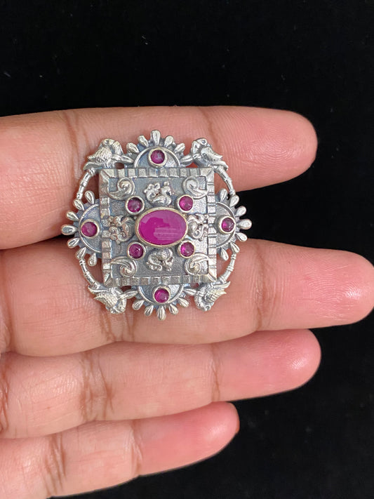 Oxidised Adjustble Finger Ring | Indian Jewelry In USA