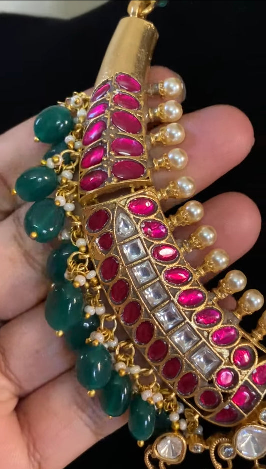 Jadau Kundan Kante Necklace | Premium Necklace | Indian traditional jewelry