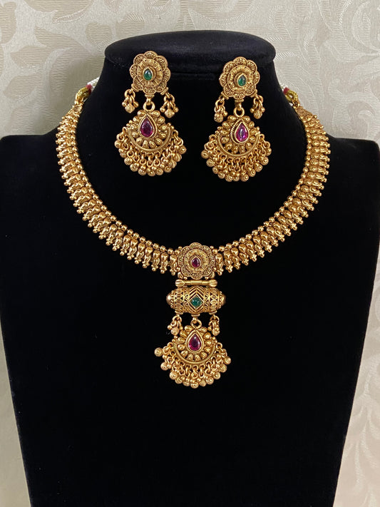 Antique Traditional Necklace Set | Indian Necklace In USA