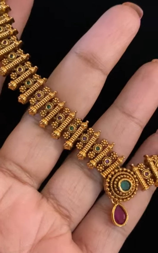 Antique Classic Necklace Set | Indian Traditional Jewelry In USA
