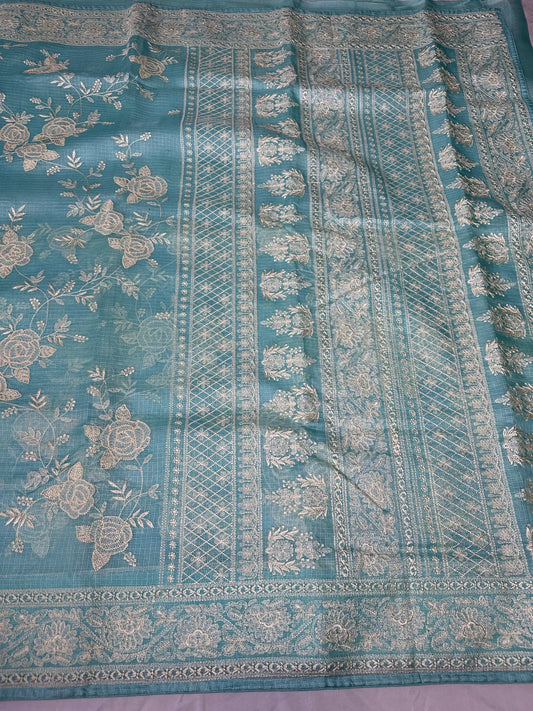 Pure Kota Light Weight Embroidery Saree | Indian Sarees In USA