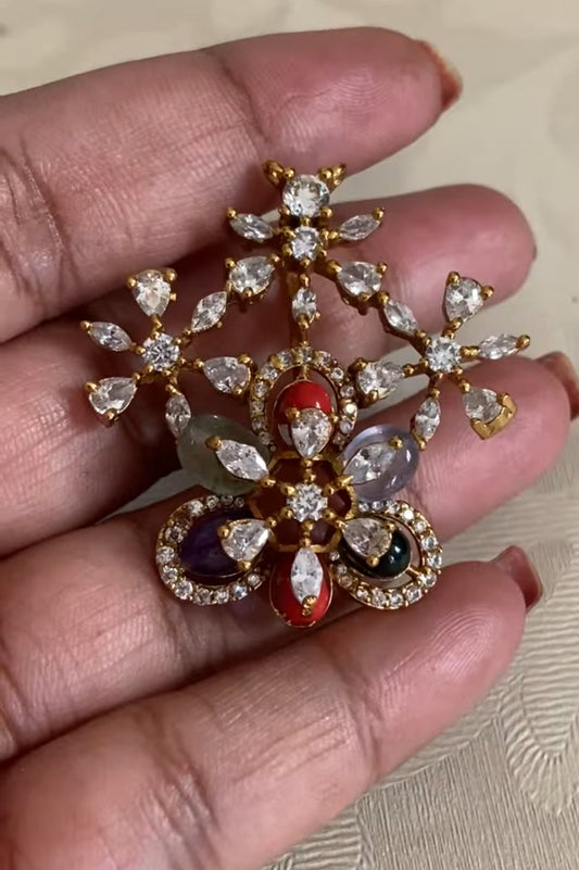 Antique CZ Pendant Set | Indian Jewelry In USA