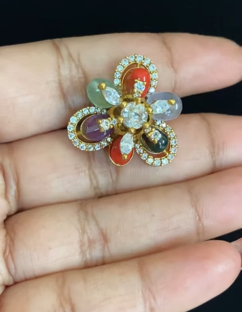 Antique CZ Pendant Set | Indian Jewelry In USA