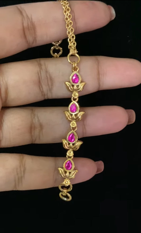 Ruby Matilu | Antique Indian Ear Chains