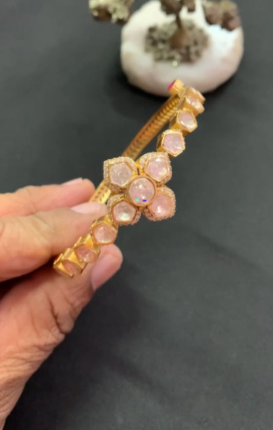 Polki Kundan Openable Bracelet | Indian Jewelry InUSA | Gift Idea