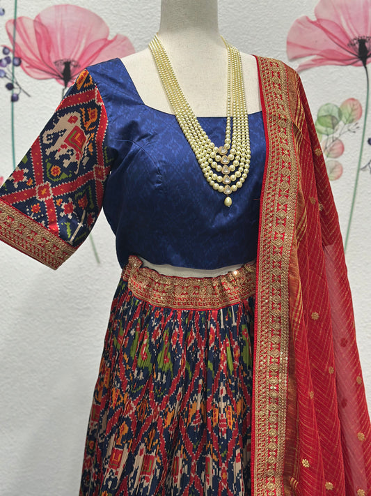 Patola Lehanga Set | Ethnic Wear Lehanga | Traditional Langa Voni