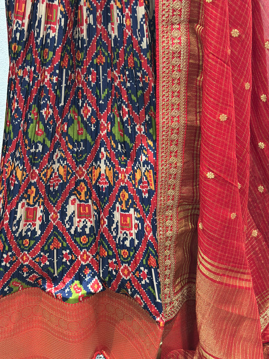 Patola Lehanga Set | Ethnic Wear Lehanga | Traditional Langa Voni