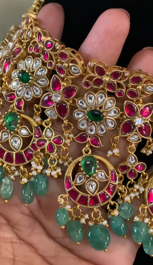 Jadau Kundan Choker Set | Bridal jewellery | Indian Wedding Jewellery