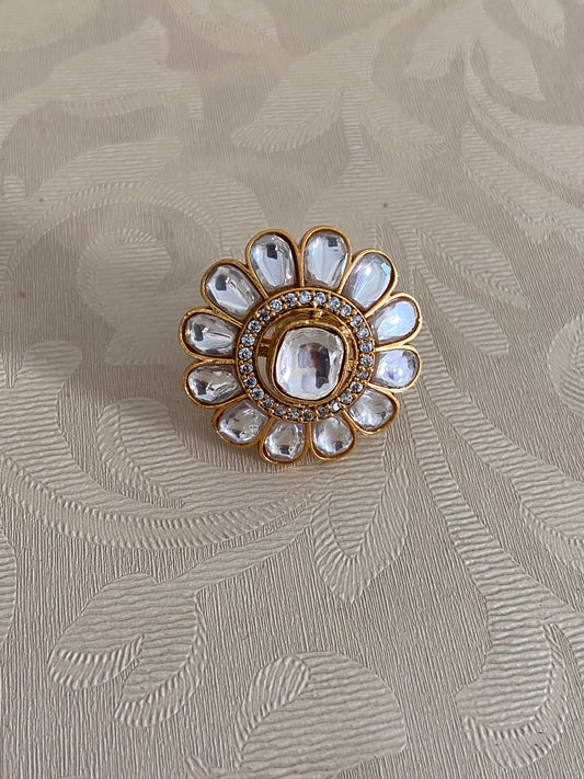 AD Kundan Finger Ring | Adjustble Finger Ring | Gift Idea