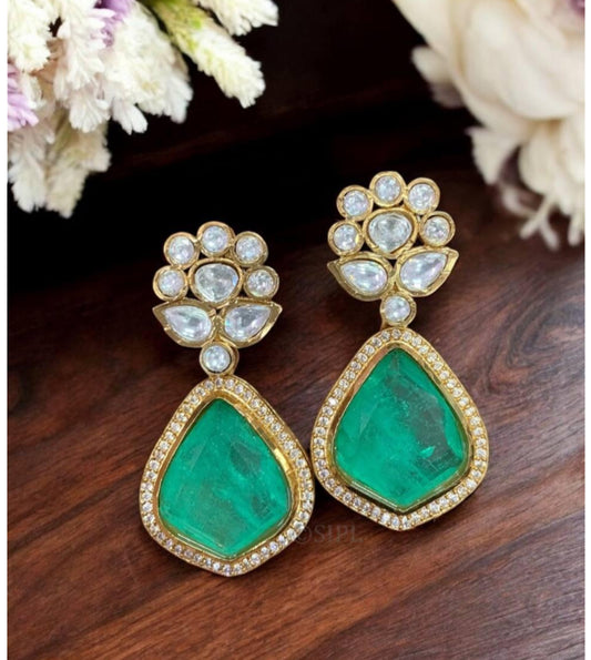 Polki Earrings | Indian Jewelry In USA