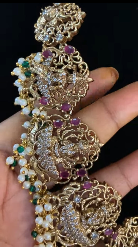 Temple Bridal Necklace Set | Traditional Antique Necklace