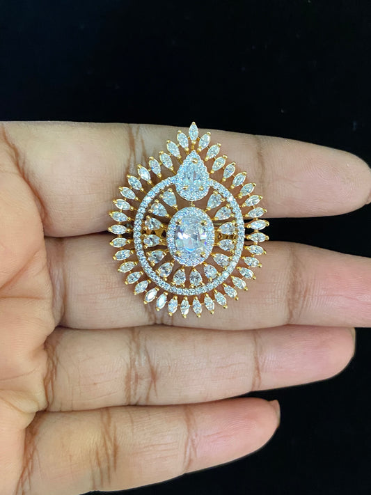 AD Adjustable Finger Ring | Indian Jewelry In USA