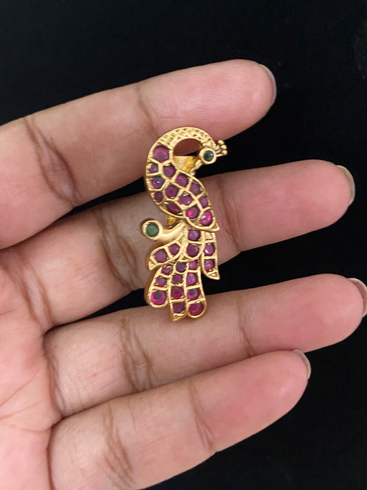 Antique Kemp Saree Pin | Indian Saree Pin | Brooch | Gift ideas