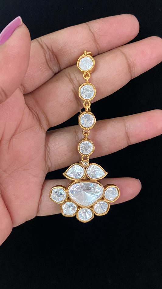 Moissanite Maang Tikka | Indian jewelry in USA