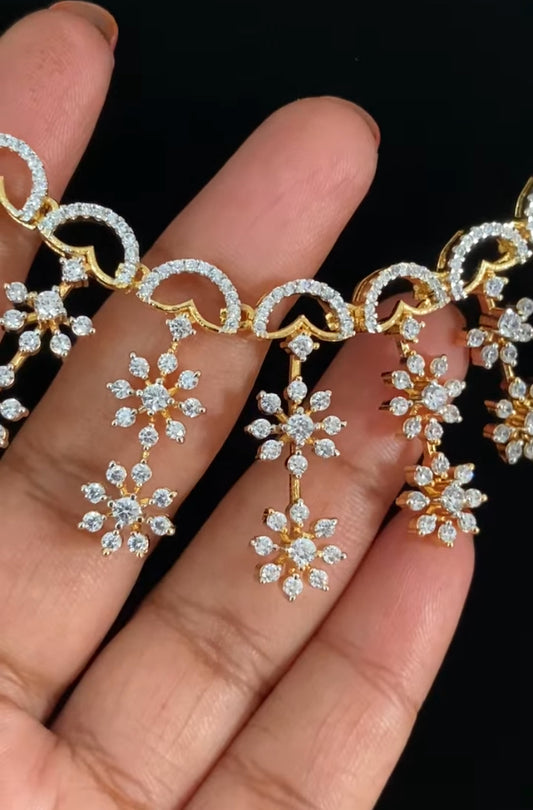 Beautiful AD Necklace Set | Indian Jewelry In USA | Gift Idea