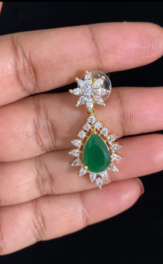 Beautiful AD Necklace With Earrings | Latest Necklace | Gift Idea