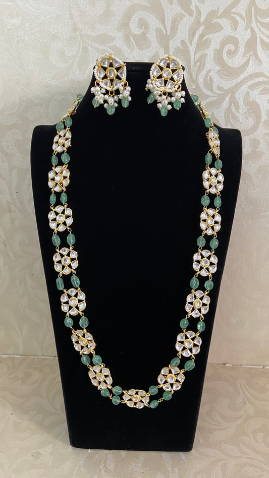 Artificial Kundan & Beads Necklace Set | Latest Jewelry | Gift idea