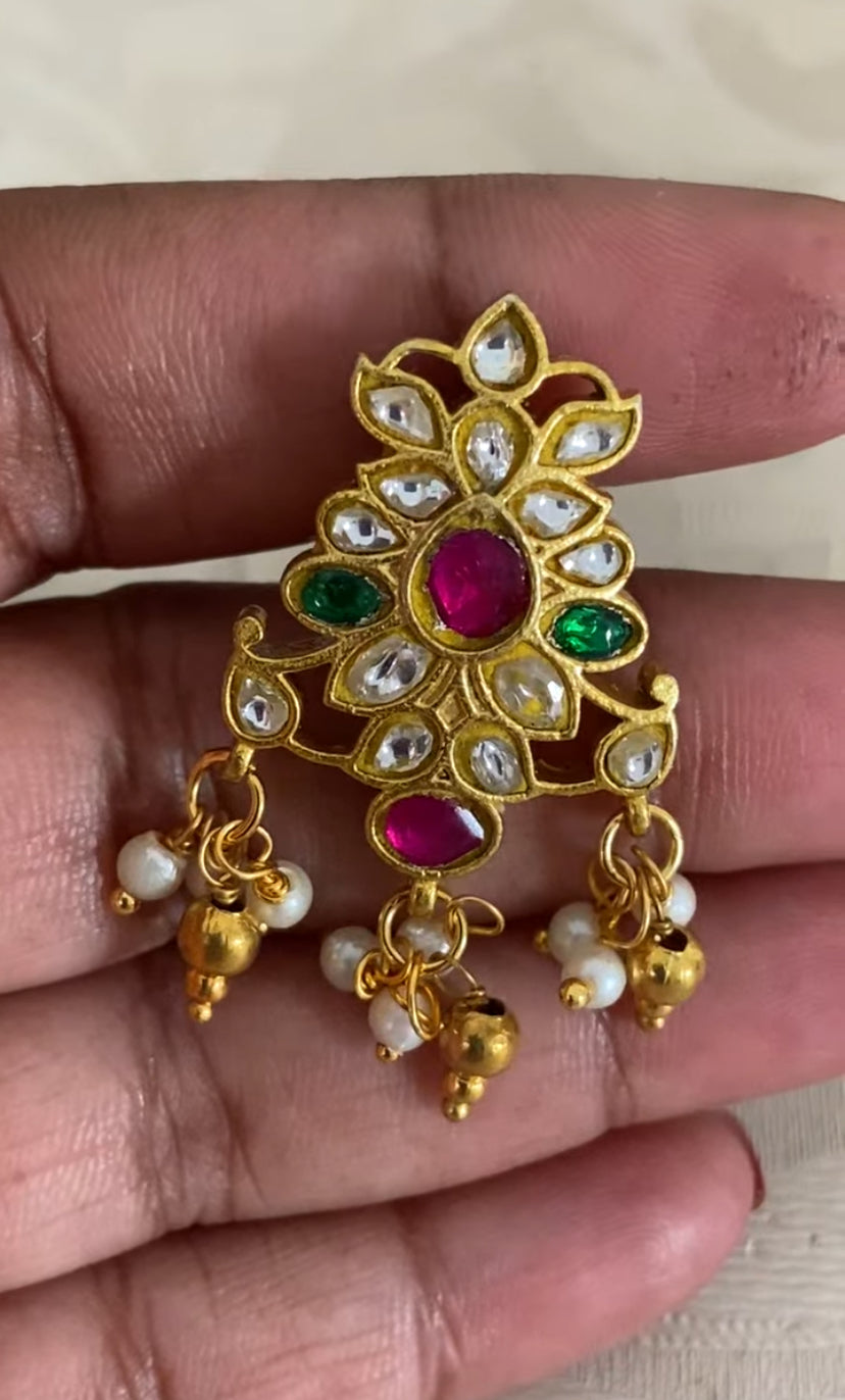 Jadau Kundan Necklace With Earrings | Traditional Necklace In USA | Gift Idea